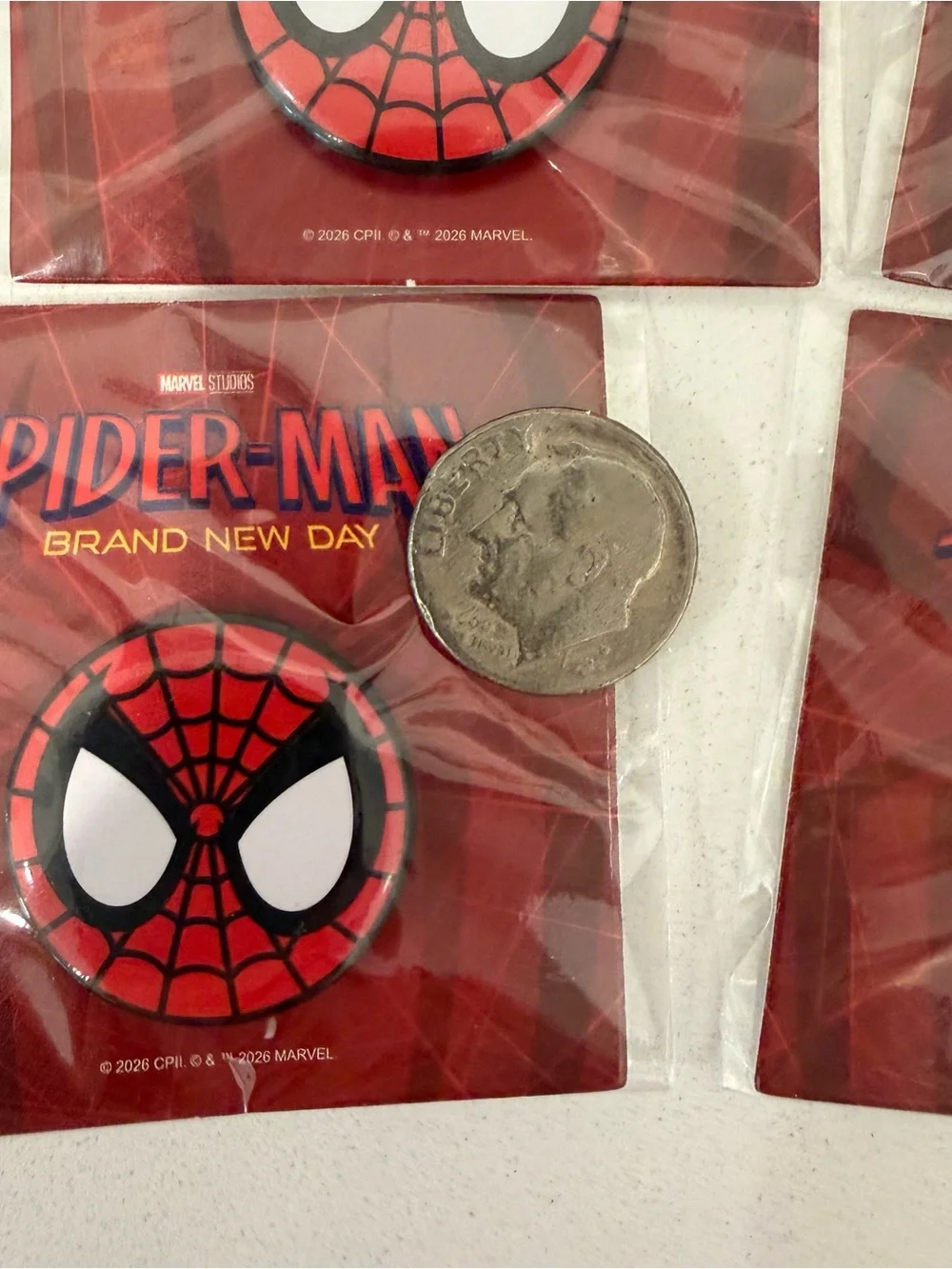 42 Spider-Man brand new Day movie premier buttons